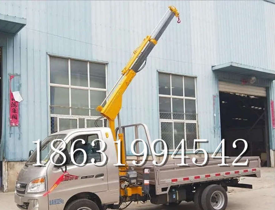 西沙群岛随车吊机搬运12V液压车载吊液压起重机小型移动电动葫芦随车吊机